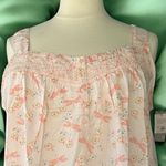 Croft & Barrow NWT! Pink Dragon Fly Cotton Nightgown Size 2X Photo 2