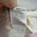 Vintage Intimate Moods Button Front Robe Gown White Floral Sz 1X Cottage Short Photo 5