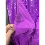 NBD X BY  NEW sequined Chiquitita Gown In maxi Lavender Size Small Revolve Photo 9