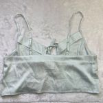 Daisy Street Urban Outfitters Satin Tie Front Cami Crop Top Women's Size XL Blue Photo 7