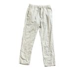 H&M Linen Cotton Blend Cream Straight Leg Pants Photo 4