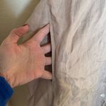 Myrah Penaloza Linen Boxy Minimalist Tunic Shirt Dress Oatmeal One Size Fits All White Size M Photo 2