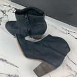 ALDO  Black Duster Ankle Booties  Zip Size Heeled Boots 8.5 Photo 5