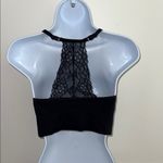Black Lace Racerback Bra with Stretchy Comfort Size undefined Photo 1