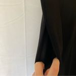 Universal Standard Black Short Sleeve Elle Ponte Knit Front Seam Midi Dress 2XS Photo 6