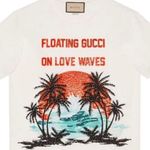 Gucci Sequinned slogan-print T-shirt Size M Photo 0