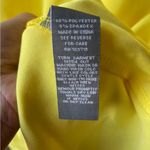 Sharagano  New York Aurora Yellow Stretch Sheath Bodycon Midi Dress Sz 14 Photo 3