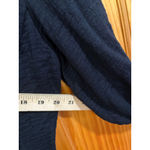 Eileen Fisher Minimalist Black Textured Knit Blazer Jacket Medium M Made in USA Photo 4