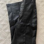 Princess Polly Black Leather Pants Photo 4