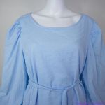 Eloquii NEW  Baby Blue Textured Cotton‎ Easy Day Dress, size 16 Photo 6