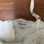 Madewell Eyelet Linen Blend Crop Tank Top Photo 3