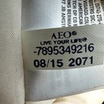 American Eagle Wool Teddy Jacket Coat Hood Mid Pockets Sherpa Vented Cream M Size M Photo 4