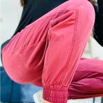 Zyia Burgundy fleece joggers Photo 4