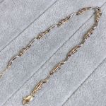 14K Two Tone Tanzanite Wave Link Bracelet Photo 8