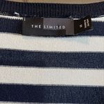 The Limited  Merino Rayon V-neck Stripe Spring Sweater, S Photo 1
