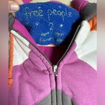 Free People  Rare Insulated Quilted Puffer Coat Jacket Zip Up Long Waffle Knit Photo 3