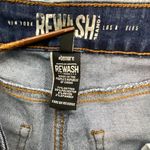 REWASH  Shorts‎ Womens 13 Button Fly High Rise Distressed Stretch Blue Denim 31x2 Photo 3