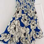 Farm Rio Floral Strapless Smocked Ruffle Mini Dress, Size S Photo 5