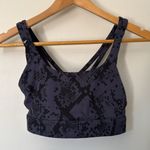 Joy Lab Strappy Sports Bra XS Dark Gray Black Stretch Photo 6