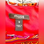 MUSE Sleeveless Asymmetrical Shift
Dress Rhinestones Medallion
Women's Sz 6 Pink Photo 7