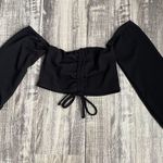 Pretty Little Thing black crop longsleeve Photo 0
