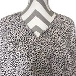 Who What Wear -Leopard print Peasant style Blouse Photo 2