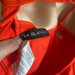 La Blanca Women's Standard Island Goddess Twist Keyhole One Piece Swimsuit SZ 14 Photo 9