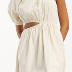 ASOS Cut Out Linen Dress Photo 1