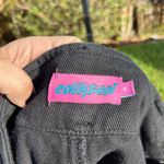 Edikted  Black Denim Pleated Micro Mini Skirt Skort Size M Photo 5