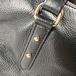 Kate Spade  New York Larchmont Avenue Black Pebbled Leather Penny Tote Purse Photo 8