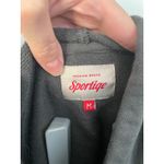 Sportige‎ NBA Milwaukee Bucks Cropped Hoodie Medium Womens Gray Pullover Photo 2