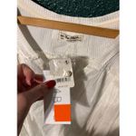 Free People  Lyrical Tunic Ivory Cotton Flowy Tunic Top Small NWT Photo 2