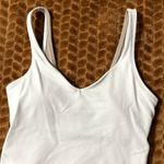 Lululemon EXCELLENT  White Align Tank Top Nulu Yoga Activewear Size 2 Photo 2