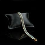 New! Beautiful luxury fashion crystal brac… Gold Photo 1