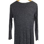 Rachel Pally Navy Metallic Ribbed Mara Maternity Long Sleeve Midi Dress Size S Photo 12
