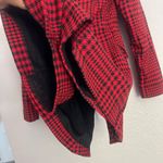 ZARA red houndstooth blazer playsuit romper S Photo 14