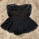 Betsey Johnson Vintage silk and sequins blouse size 2 Photo 4