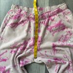 Nike  Sweatpants Joggers Slouchy Oversized Medium Pink Tie Dye Photo 9