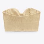 ZARA NWT  Linen Blend Top Photo 4