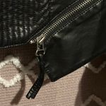 Lulus Vegan Leather Black Moto Style Jacket Photo 5