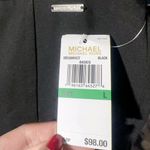 Michael Kors NWT  Women's Pull On black straight Wide-Leg Cropped Pants $98 Photo 1