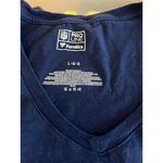 Fanatics NFL NE Patriots Superbowl Graphic TShirt Blue Size Large *Flaw Photo 5