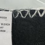 Rain+Rose black wool blend floral burnout velvet faux fur open front vest large Photo 7