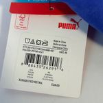 Puma Low Support Seamless Sports Bra Blue All Over Logo DryCELL Medium Photo 3