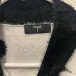 Tahari Floral Black and White Sweater by  Size M Photo 3