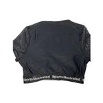 Sports Illustrated Swimsuit Cropped Swim Top Black M Size M Photo 1