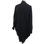 Elegant OSFM black batwing cocoon open front cardigan EUC Size undefined Photo 1