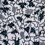 ZURI Kenya Just One Dress in indigo wax print Cotton Button Down Shirtdress XS White Photo 2