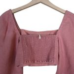 Free People Womens 0 Marley Denim Cropped Top Photo 4