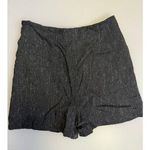 12 Laundry Black Linen shorts Photo 0